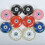Inline Skate Wheels  LED Light Up 60mm Blue with Bearings 4