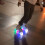 Inline Skate Wheels  LED Light Up 60mm Blue with Bearings 3