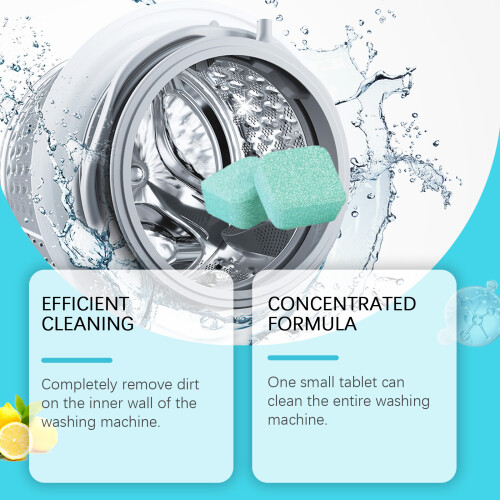 Washing Machine Cleaning Sheet Stains Descaling 2