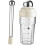 Drink Mixing Tool Set Muddler Included Home Bartending Set Silver Finish Metal Construction 5