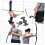 1 Set Professional Arm Guard with Finger Protector for Archery Training 2