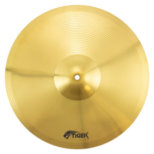 Tiger 16" Beginners Crash Cymbal - Ideal Add On for Starter Drum Kits