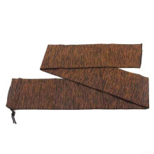 Hunting Equipment Protective Cover Elastic Polyester Knit Sleeve Moisture Rust Dust Scratches Drawstring Brown