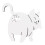 Cats  Bread Clip With Secure Paper Hold Space Saving 1