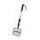 Cats Litter Scooper Waster Cleaner Retractable Handle-Black 3 1