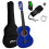 Classical Guitar - Blue 3/4 Size Guitar Inc Tuner, Bag, Picks & Strap 1