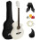 Tiger Full Size Beginners Acoustic Guitar Package, Bag, Strap & 1