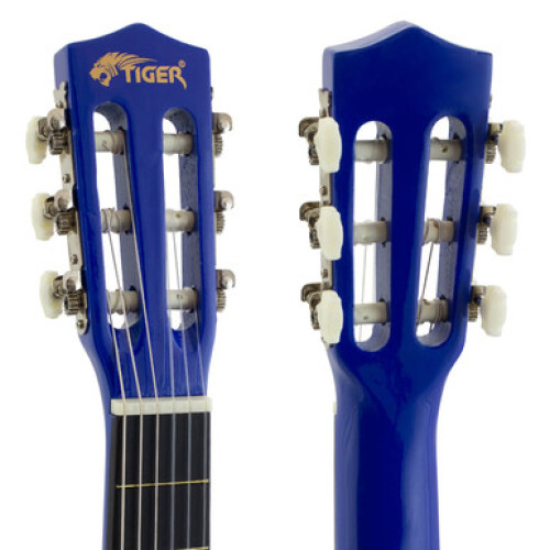 Classical Guitar - Blue 3/4 Size Guitar Inc Tuner, Bag, Picks & Strap 1