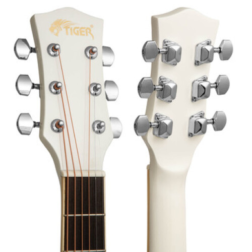 Tiger Full Size Beginners Acoustic Guitar Package, Bag, Strap & 2