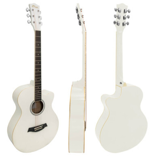 Tiger Full Size Beginners Acoustic Guitar Package, Bag, Strap & 1