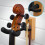 Tiger Violin Wall Mount with Bow Holder 6