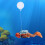 30 bolas transparentes rellenables de plástico para acuario y 11