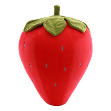 Strawberry Throw Pillow Soft Stuffed Plush Toy For Kids, Cute Plush Gift For Girls Women, Aesthetic Bedroom Decor