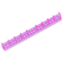 Acrylic Nail Art Practice Stand Transparent Design for-Rose Red