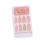 24pcs Easy Wear Press on Nail with 3D Floral Patterns Artificial 6