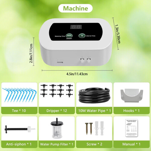 Automatic Watering Controller ABS Plastic Watering Timer for 2
