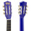 Blue 3/4 Classical Guitar by Mad About - Colourful Guitar with Bag 2