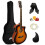 Tiger Electro Acoustic Guitar for Beginners - Sunburst 1