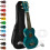 Tiger Soprano Ukulele with Carry Bag, Pick and Spare Strings - Blue 1
