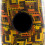 World Rhythm CAJ3 Cajon with Zebrawood Finish Playing Surface 4