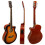 Tiger Electro Acoustic Guitar for Beginners - Sunburst 2