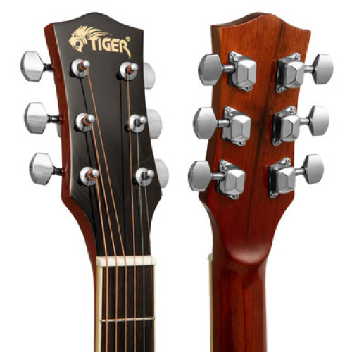 Tiger Electro Acoustic Guitar for Beginners - Sunburst 2