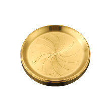 Elegante goldene 304-Edelstahl-Doppelschichtplatte für-Gold 20cm
