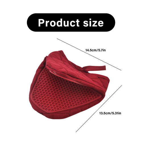 Topflappen, Küchen-Silikonhandschuhe, kleine-Grün 2