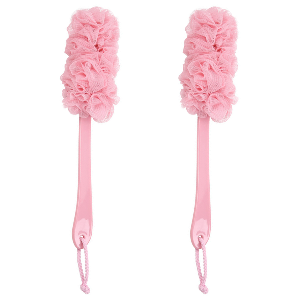 Invigorating Body Exfoliator Scrubber, For Shower With Ergonomic Design And Extra Long Handle Loofah Sponge, Offers Efficient Cleaning And Accelerates