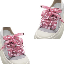 Breathable Organza Shoe Laces For All Shoe Types-peach 120cm