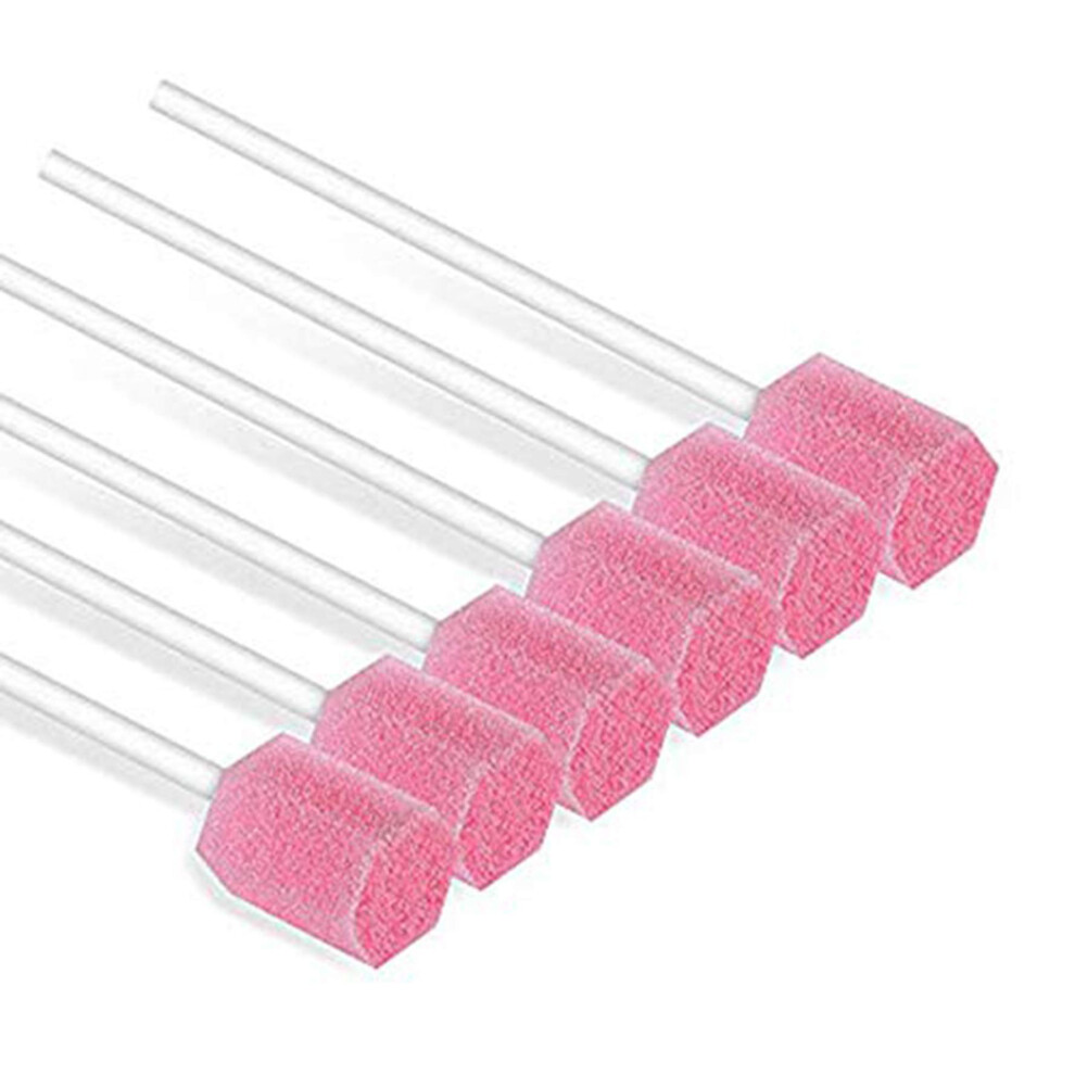 Disposable Oral Swabs Sterile Dental Sponge Swabsticks Unflavored For Mouth And Gum Cleaning 50 Pack