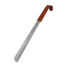 Multipurpose Long-Leather hood mirror 52cm curved hook thi