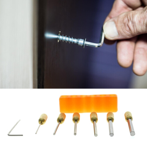 7Pcs Portable Hexagonal Key Set with Clearly Marking Size Wear 1