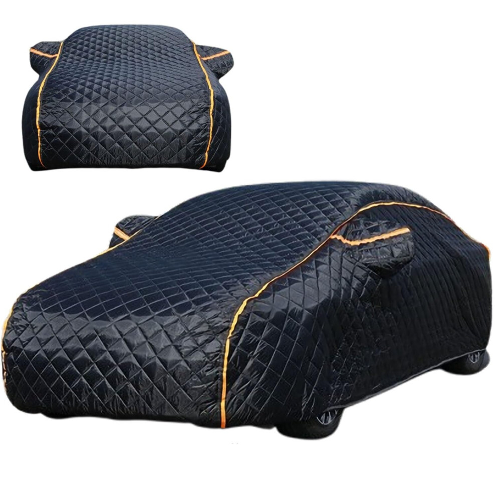 Outdoor Hail Protector Car Cover For Sportback 20152018 Thickened With Reflective Strips Black/Orange 9001264244354