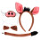 Conjunto Cosplay Orelhas Nariz Falso 8