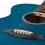 Tiger Electro Acoustic Guitar for Beginners - Blue 4