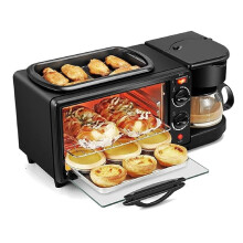 3in1 Breakfast Station, Toaster with Frying Pan and Coffee Machine