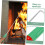 Outdoor Fire Pit Poker Stainless Steel Fireplace Tools 2
