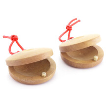 TIGER CAS14-NT Wooden Finger Castanets Clackers Clappers Two pairs (4