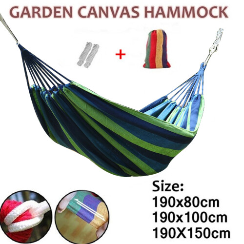 Tragbare Garten-Leinwand-Hängematte Camping 1