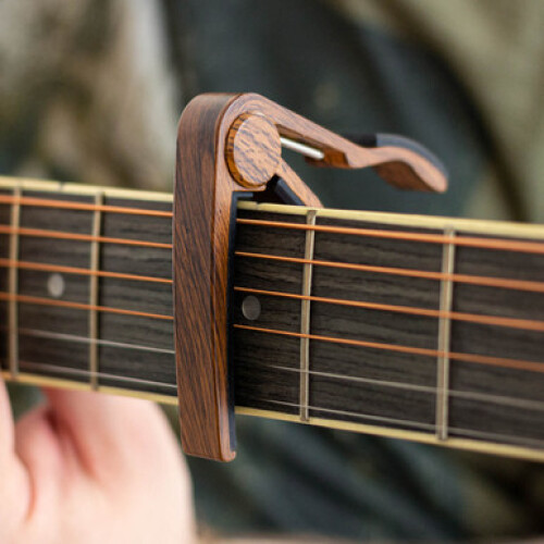 Tiger Guitar Capo - Trigger Capo - Dark Wood 1