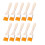 10Pcs Artist Craft Flat Paint Brushes Set Soft Bristle-Size 5 1