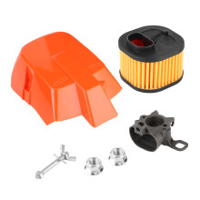 Adaptor de admisie pentru drujba Husqvarna 371 372, înlocuire capac filtru de aer 503817701, compatibil cu carburatorul, kit ABS rezistent la uzură