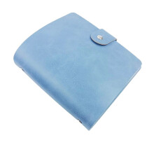 Biodegradables Semina Organizer Binder Clear Views Pockets-Blue
