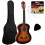 Tiger 3/4 Classical Guitar in Sunburst 1