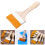 10Pcs Artist Craft Flat Paint Brushes Set Soft Bristle-Size 5 3