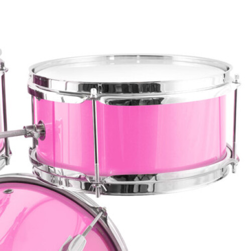 Tiger Junior Kids Drum Kit, 3 Piece Beginners Drum Set with Stool - 2
