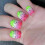 24pcs Gradient Press on Nail Short Square False Nail Full Cover 1