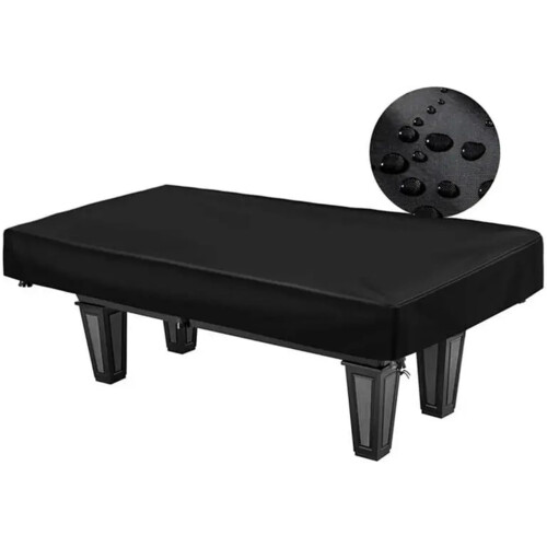 Pool Table Cover Red Dust Cover With Drawstring FullSize Protector 1