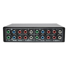 RGB-Komponentenschalter, 3-Wege-YPBPR-Kabel, AV-Schalter für PS2, DVD-Player, TV